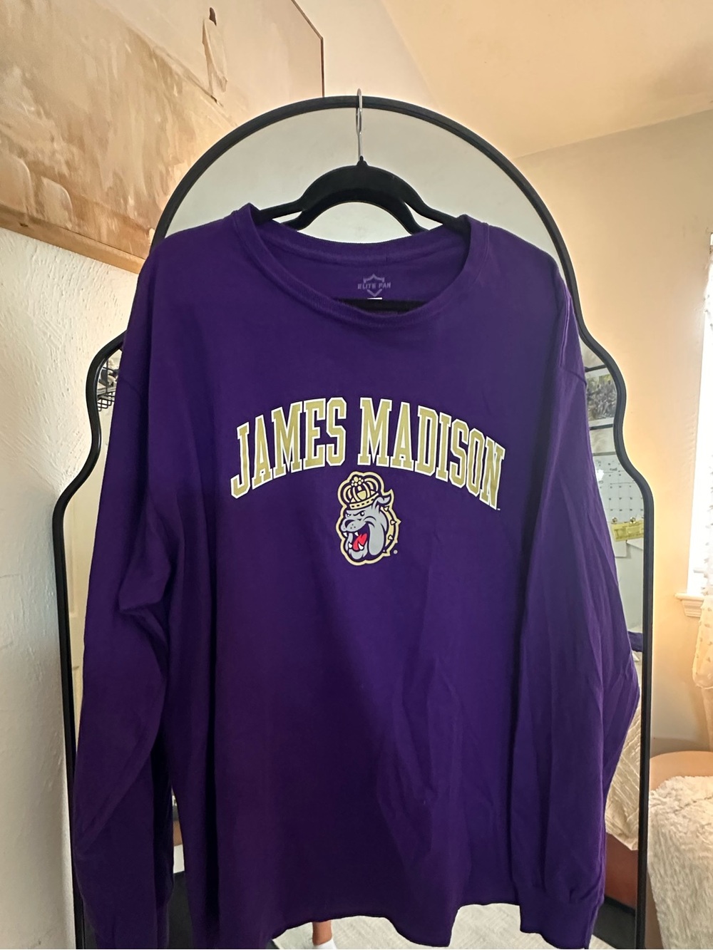 Sale! Top of the World James Madison Purple Long Sleeve Tee
